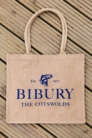 Bibury hessian tote bag